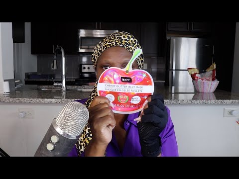 Cherry Glitter Jelly Mask ASMR Skin Care