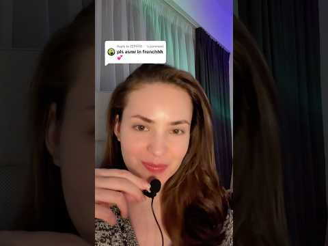 ASMR in French, BUT I don’t speak French 😁🥖 #asmr #french #asmrvideo #asmrsounds