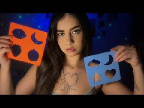 ASMR - FAÇA TUDO QUE EU MANDAR E SIGA AS INSTRUÇÕES ☝🏻