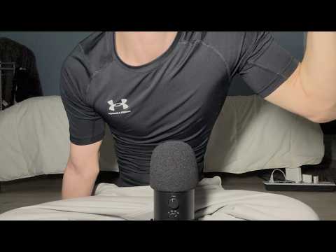 ASMR Boyfriend mouth sounds, face touching, you’re safe, shh it’s okay etc whispers