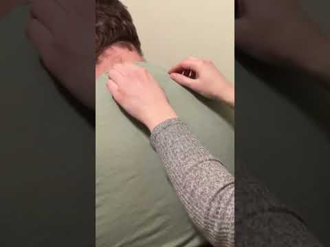 ASMR Spiders Crawling Up Your Back #backmassage #relax #asmrforsleep #extratingles #tingles