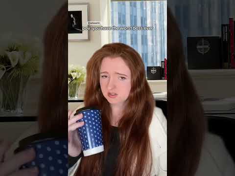 pov: you have the worst boss ever #work #asmr #nyc