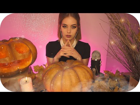 🎃ТЫКВЕННЫЙ АСМР на Хеллоуин🕯 | Тихий голос, огонь, таппинг, шуршание с ушка на ушко 🧙