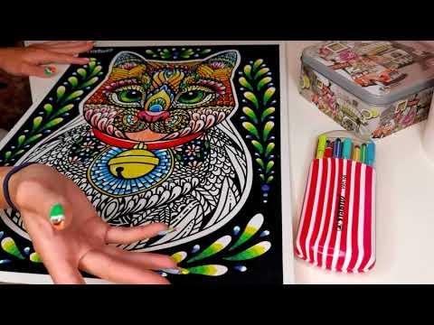 Coloreando mandala pte. mil millones | ASMR español