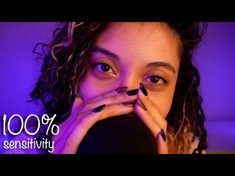 *100% SENSITIVITY* CRAZY TINGLES (I love this!) Blue Yeti (w/audio effects) ~ ASMR #sleepaid