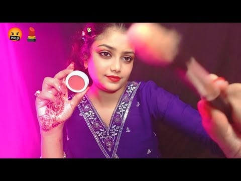 ASMR | Fast And Aggressive Makeup Application | 99% Speed 🤬💄