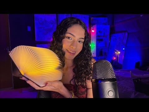 live de asmr 💛 conversa e gatilhos para te fazer dormir 💤