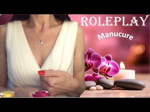 ASMR * Roleplay manucure pour toi dans mon salon * vernis MadamGlam