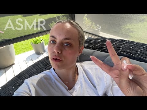 ASMR lofi outside rambling with camera tapping 🌼