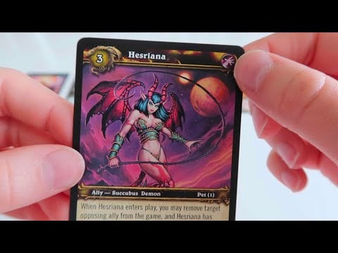 ASMR | World of Warcraft TCG Cards 🔮 (Whispering)