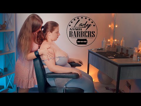 💈 ASMR Barber Relaxing Massage by Margo to Caroline