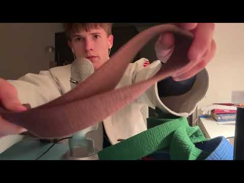 Asmr relax fabric sound
