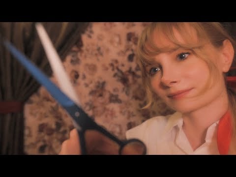 Classic ASMR Haircut ✂️ Shampoo | Magazine | Scissors