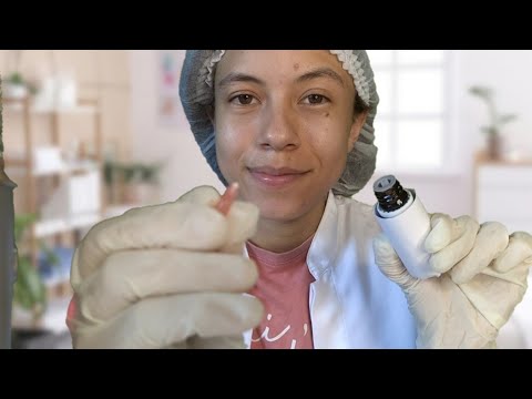 ASMR ROLEPLAY TESTE ALÉRGICO - Teste Prick