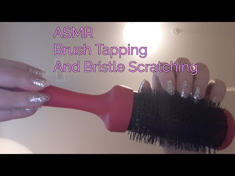 ASMR Brush Tapping And Bristle Scratching(No Talking)Lo-fi