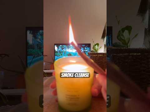 Palo Santo energy cleanse #relax #sleepsolution #asmrreiki #oddlysatisfying