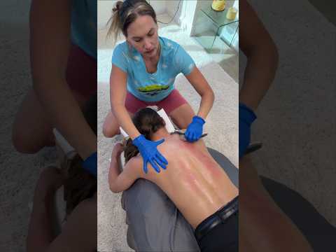 Model Gets His Back CRACKED, Scraped, Elongated