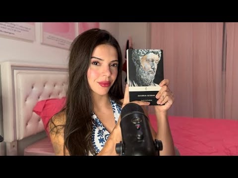 ASMR LEITURA EXTREMAMENTE RELAXANTE (sussurros arrepiantes)