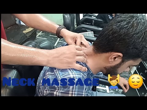 Oily head and neck satisfaction 😌 massage 💆‍♂️