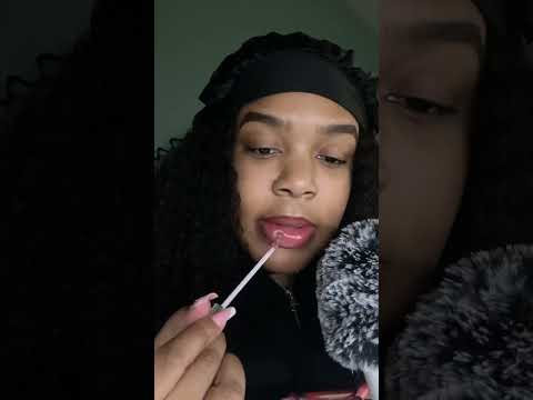 pure mouth sounds 💋 #shortscreator #asmr #shorts #asmrsounds #lipgloss