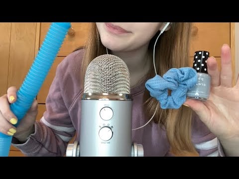 ASMR Blue Trigger Assortment 💙 (Collab With Waffle Asmr!)