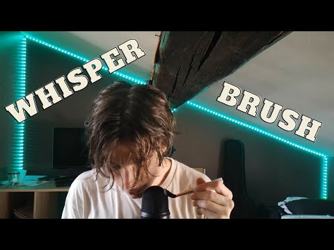 🖌️ ASMR BRUSH AND WHISPER 🖌️