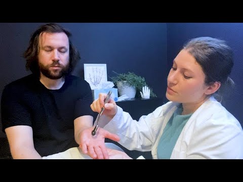 [ASMR] Medical Exam of the Hands and Feet with Sensory Testing