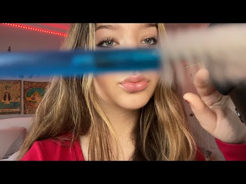 ASMR// PICK ME GIRL DOES YOUR MAKEUP😬