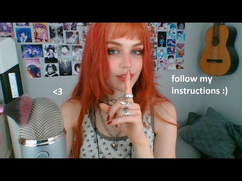 asmr follow my instructions and focus (deutsch/german)