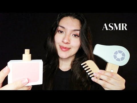 ASMR RELAJANTE con SET de MADERA (Atención personal) ✨ Cabello y Skin care