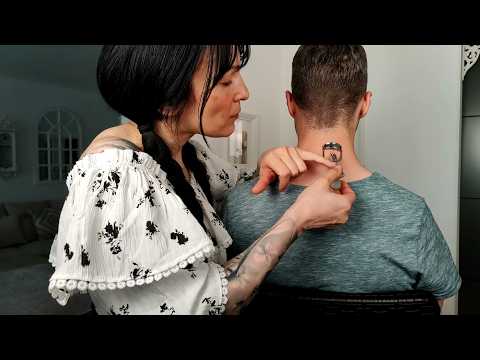 Make Up Application For The Neck ASMR