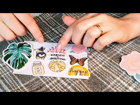 Stickers Haul ASMR {Tracing, Scratching} Soft Speaking