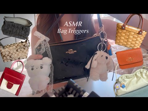 ASMR｜Relaxing Bags and Keyrings Sounds for Sleep👜｜Tapping, Scratching, Rubbing（No Talking）