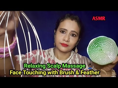 ASMR Tingles Overload 🪶 Scalp Massage + Face Brushing & Feather Touch | ASMR Ghosal