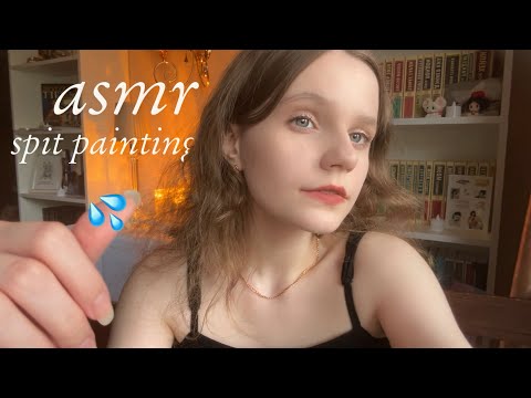 ASMR spit painting (100% tingles) 🤍