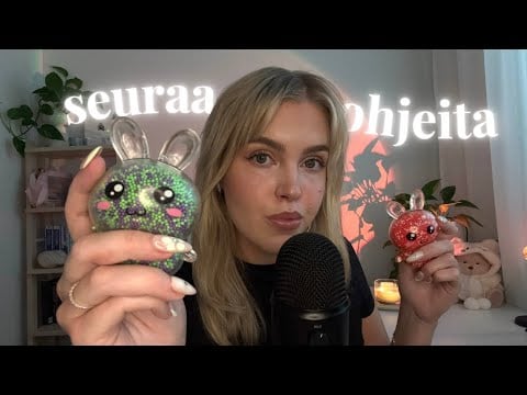 ASMR SUOMI seuraa mun ohjeita | follow my instructions in finnish