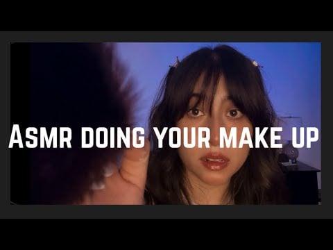 ASMR Doing your make up (Soft spoken)