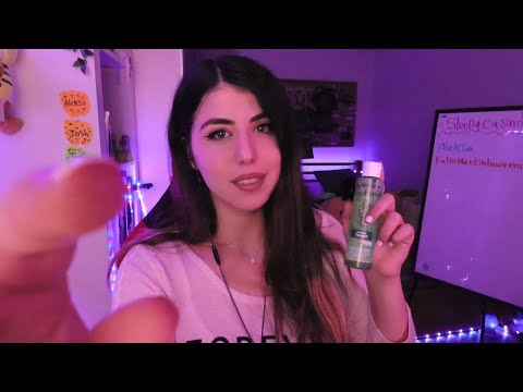 ASMR Let Me Pamper You To Sleep ♡ Skincare & Haircare Before Bed ♡ (Layered Sounds, No Talking)