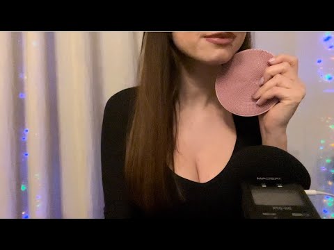 La mia ALIMENTAZIONE e il mio STILE DI VITA ( Whispering + spugnetta ) | ASMR