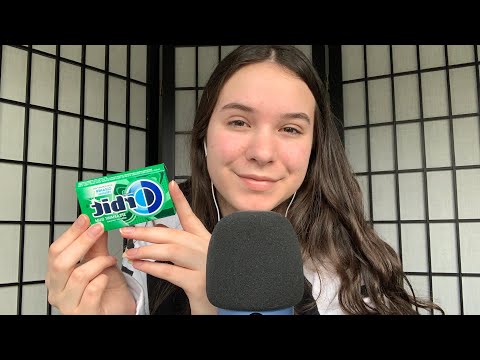 ASMR Whisper Ramble (Gum Chewing)