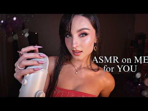 ASMR on ME & ASMR for YOU 💗(Fabric Sounds, Long Nail Tapping)