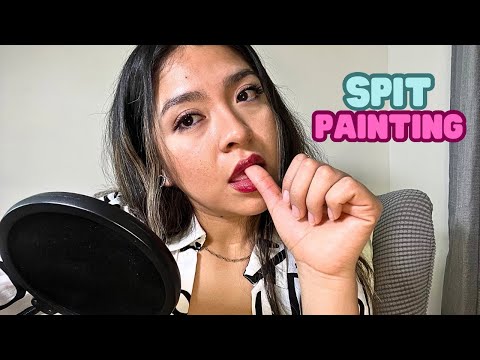 ASMR Spit Painting: Cleaning Your Face for Ultimate Relaxation