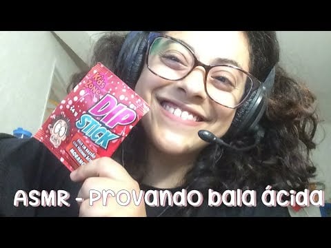 ASMR - Experimentando doces diferentes