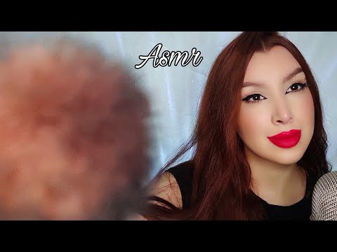 ASMR PINCEL NA TELA E SONS DE BOCA 👄