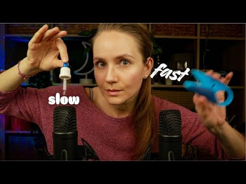 Fast & Slow ASMR in One Video ⚡️🐌 You'll Love It!