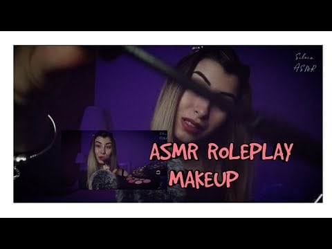 🇮🇹ASMR ITA• 🌸ROLEPLAY MAKEUP 💄, io ti trucco tu rilassati *rilassante* 😴 #asmrita #roleplaymakeup