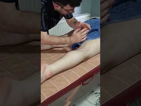RELAXING TOUCHES ON THE BACK OF THE LEGS #shortvideo #massage #asmr #turkish #sleepsolution