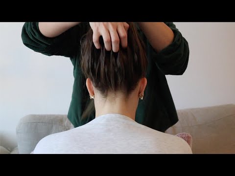 ASMR no talking version! hair play on Katie 0:)