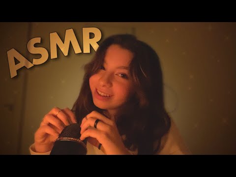 ASMR - TAPPING & SCRATCHING NO MICROFONE (com sons de boca)