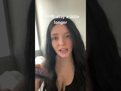 stay a little longer 🤍#asmr #girlfriendasmr #whispering #cozyvibes #sleepasmr